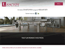 Tablet Screenshot of lanctotcsd.com